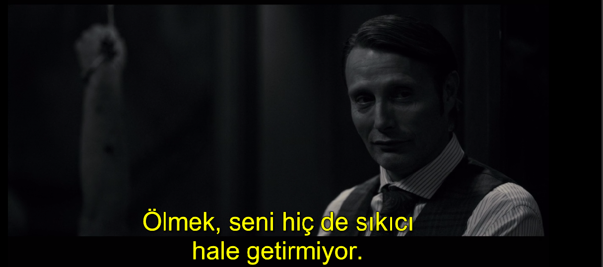 Hannibal’ın Gideon’a cevabı bu oldu.