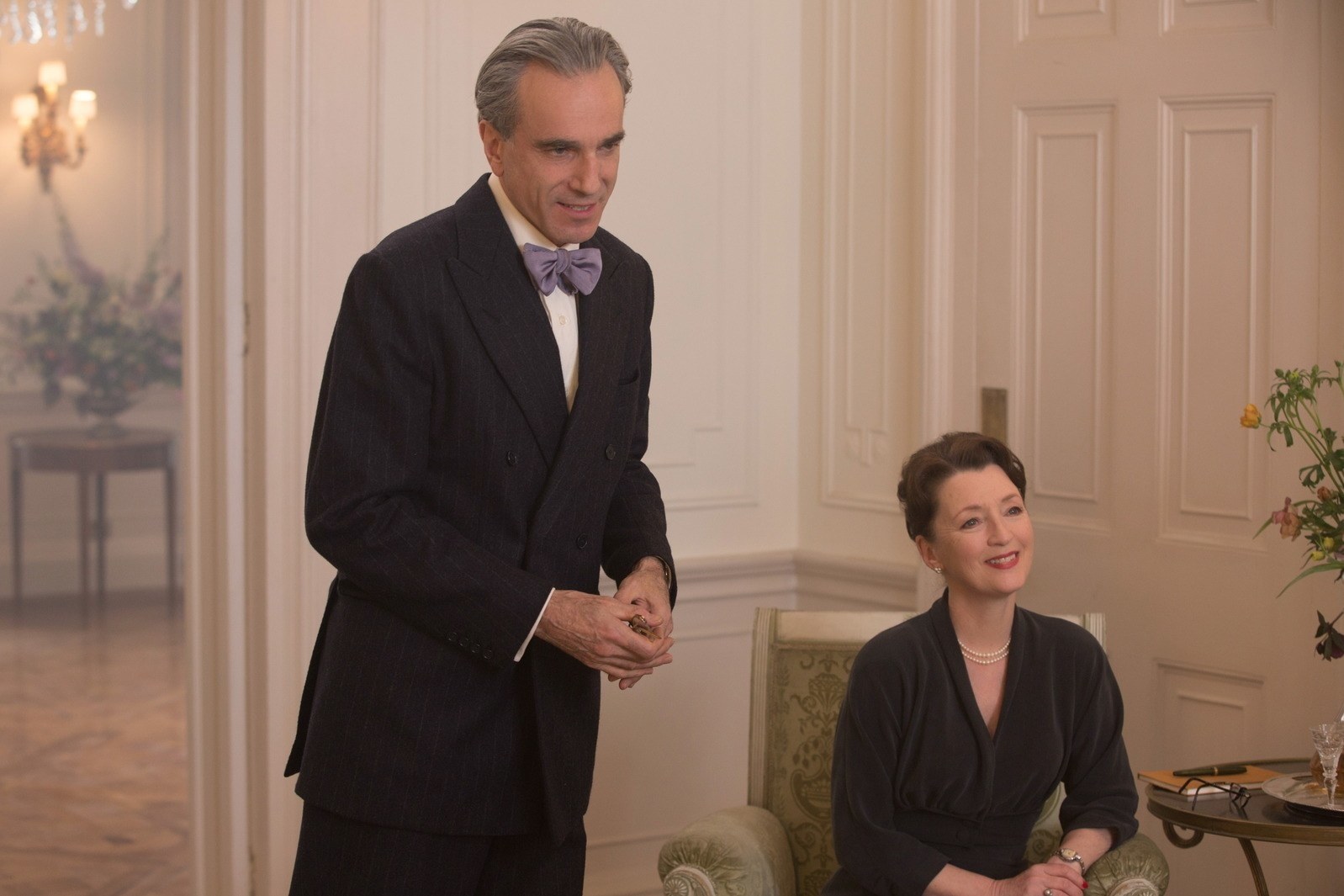 Daniel Day-Lewis, Lesley Manville. Phantom Thread.