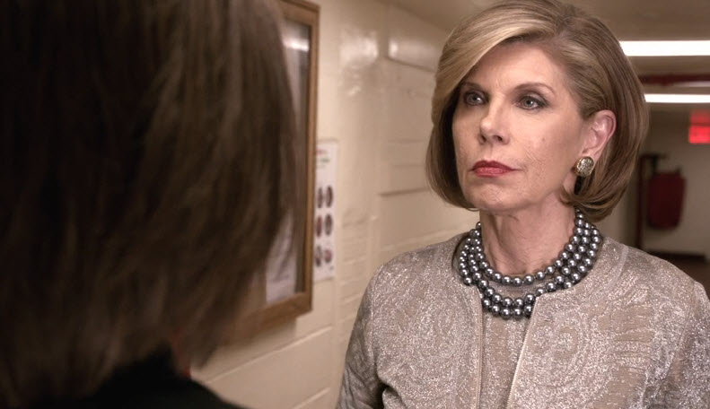 Diane Lockhart durdu, durdu, patlattı!